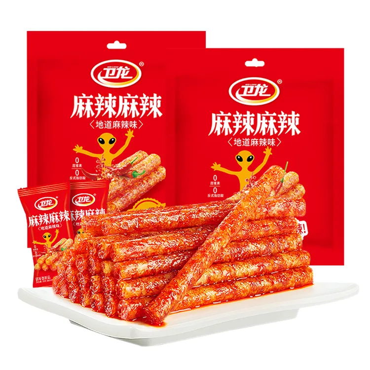 卫龙麻辣麻辣辣条独立小包装童年怀旧小面筋辣棒解馋小零食大礼包