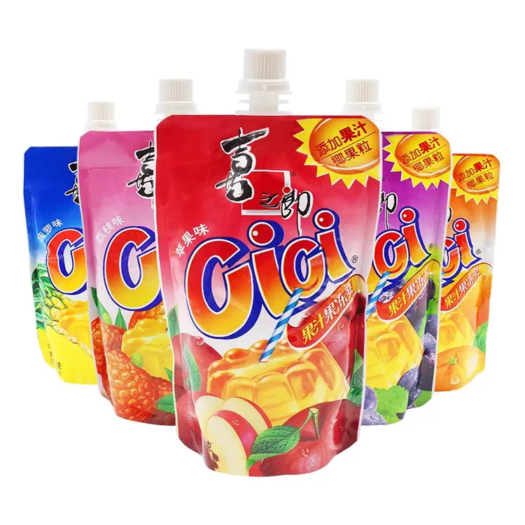喜之郎cici吸吸果冻椰果粒混合水果味果汁果冻儿童休闲解馋小零食