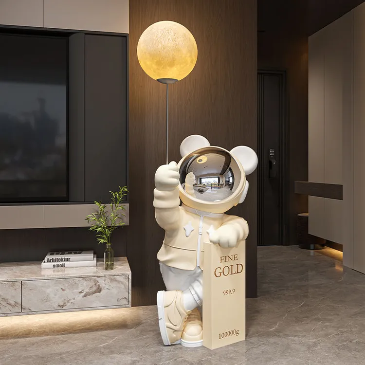 太空人宇航员大摆件客厅电视柜落地大型装饰品轻奢高端大气上档次