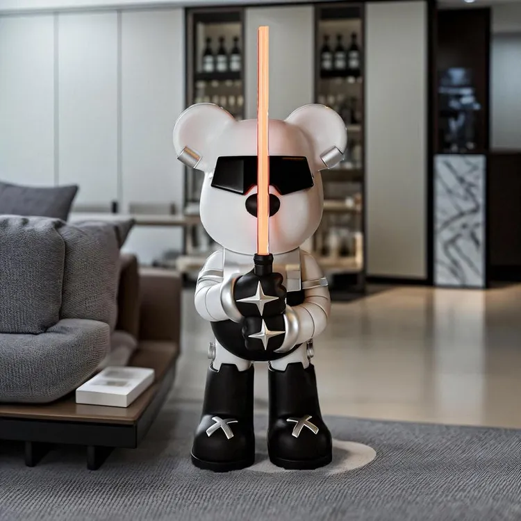 暴力熊新房高档客厅创意落地装饰品工艺品摆件家居电视柜网红礼物