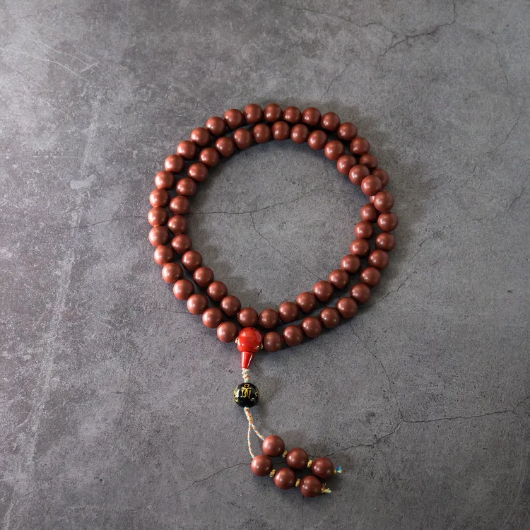 玫瑰沁沉古法合香珠手串捻珠手工艺制作