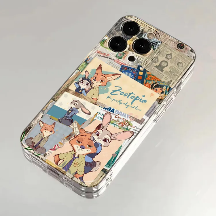 BANCA拼贴尼克朱迪适用iPhone15/14苹果16手机壳华为vivo小米oppo