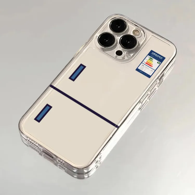 BANCA夏日冰箱适用iphone15华为vivox100小米14苹果13透明手机壳