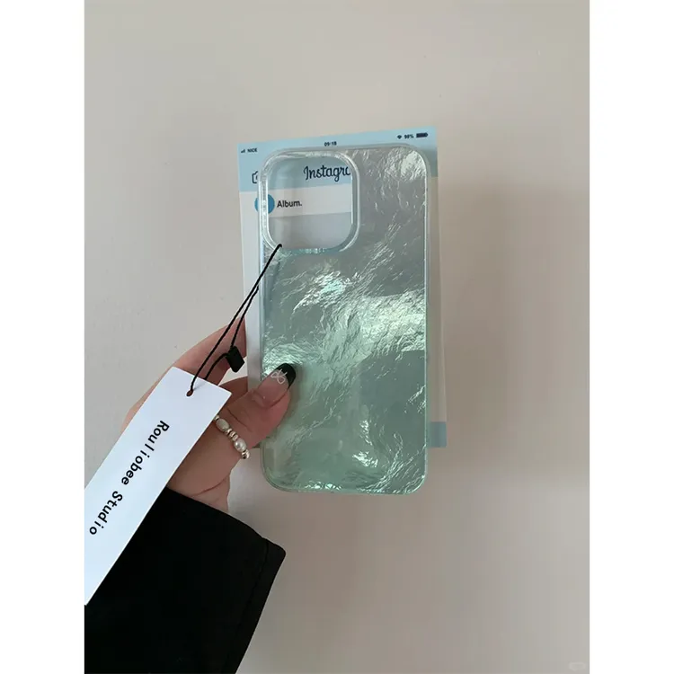 BANCA冰川纹冰川裂纹适用苹果16/15手机壳华为P70vivo小米14oppo