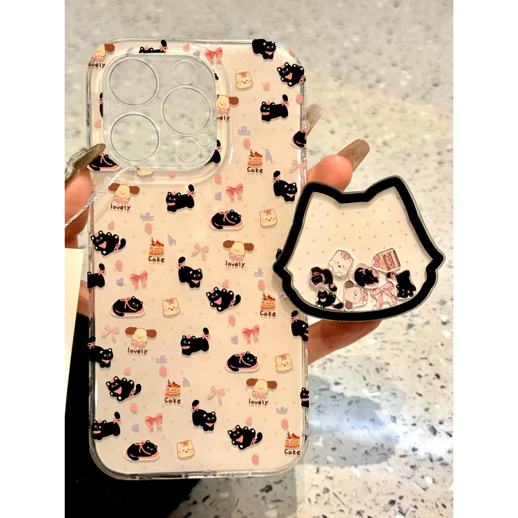 BANCA可爱哈基咪小狗摇摇乐支架适用苹果16/15手机壳华为vivo小米