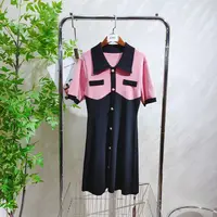 【H5700】女士气质轻奢百搭针织连衣裙