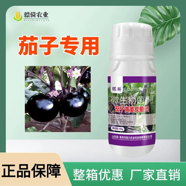 茄子黄萎炭疽灵茄子专用疫病炭疽病灰霉病叶斑病微生物菌剂