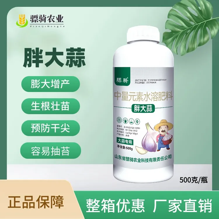 胖大蒜专用膨大增产预防干尖黄叶生根壮苗易提质增产