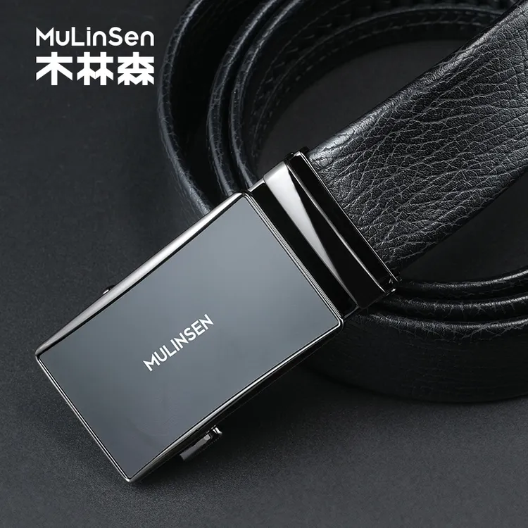 木林森男士时尚百搭真皮商务韩版休闲裤腰带皮带腰带真牛皮皮带