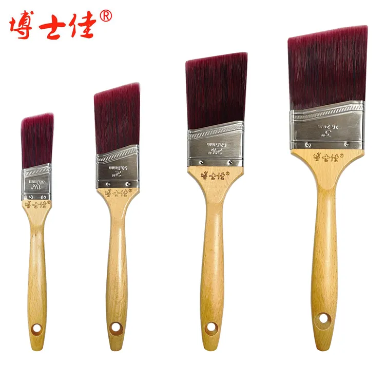 博士佳艺术漆斜角刷分色刷子油漆刷分色毛刷乳胶漆修边描边刷基膜