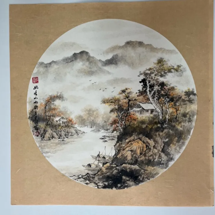 幽居山水间-袁国富老师作品