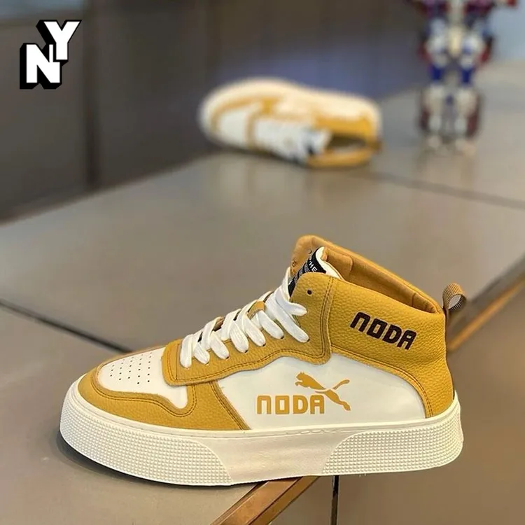 NY高帮休闲鞋男士春秋新款轻奢中帮板鞋运动厚底增高百搭爆款潮鞋
