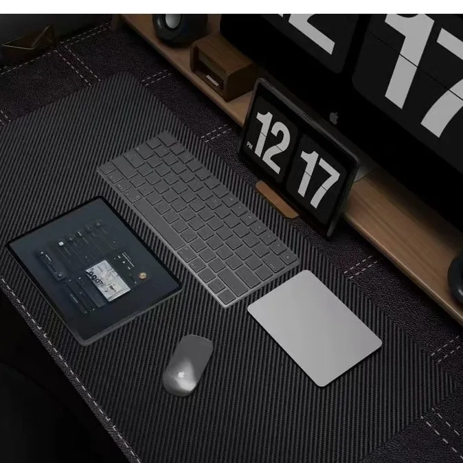 电竞碳纤维超大桌垫电脑桌面改造桌搭桌垫定制防油加厚防水可擦