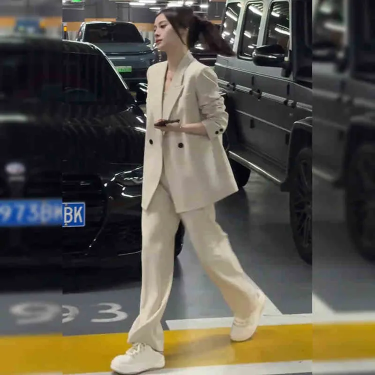 女士西装套装气质春夏轻奢休闲时尚夏季职业西服外套正装高级感