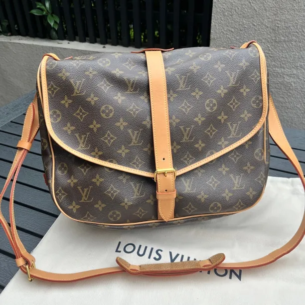 99新 LouisVuitton/路易威登 97新 老花中号双子星男士经典肩包