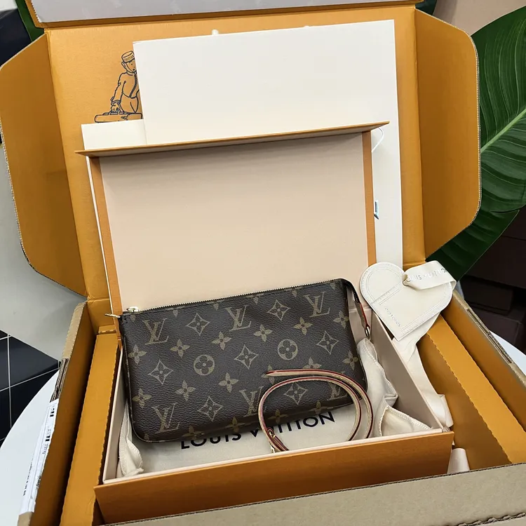 99新 LouisVuitton/路易威登 大号麻将手提单肩包 配件齐全
