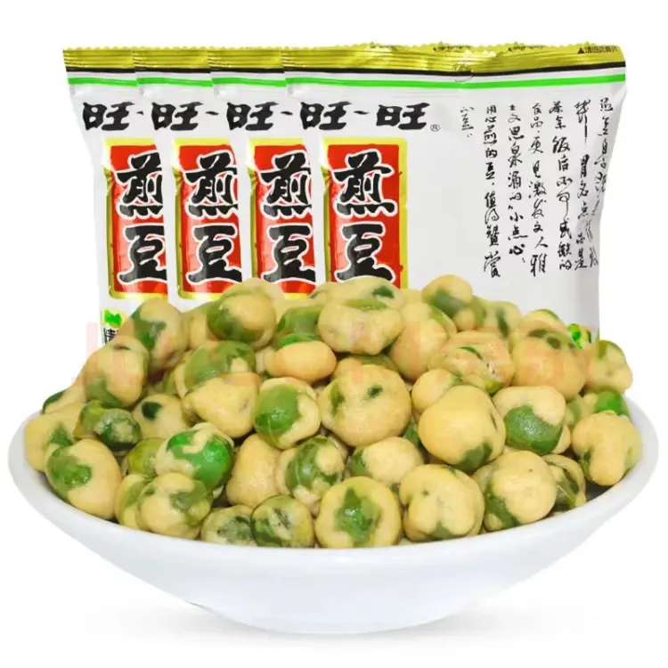 煎豆105g豌豆原味旺仔小青豆坚果炒货特产休闲零食