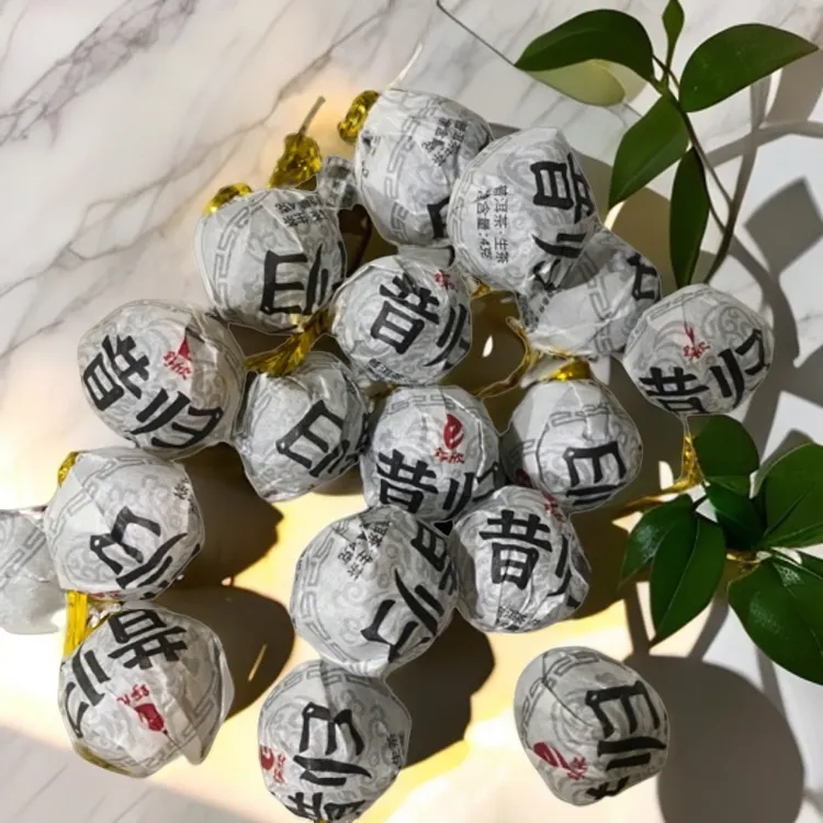 云南普洱茶：2024年昔归4克迷你小龙珠