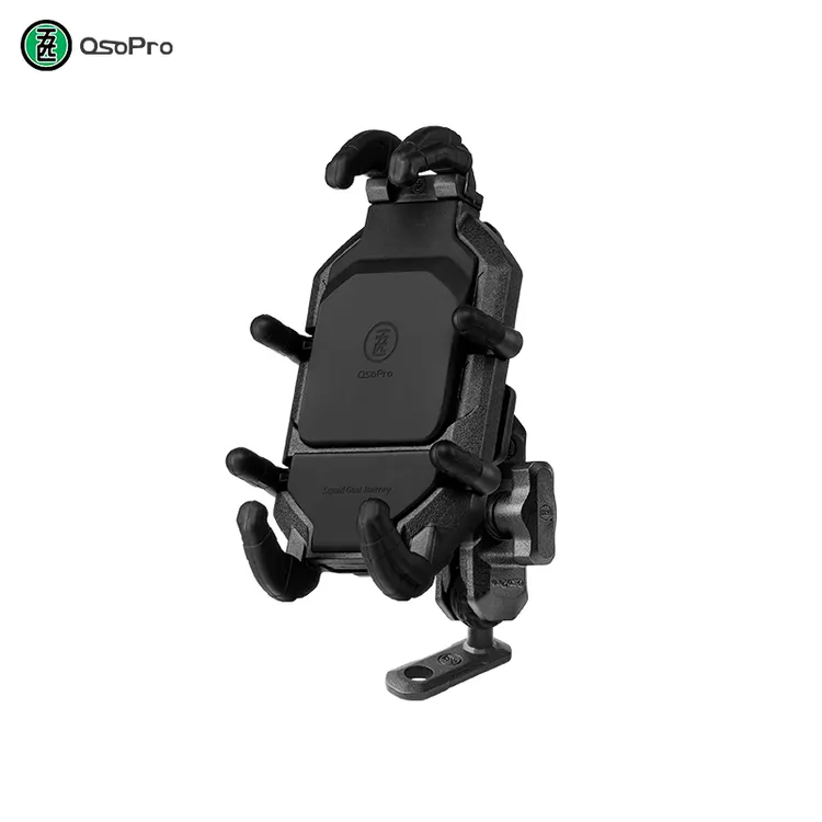 五匹osopro摩托车电动车导航固定架防盗电动车手机支架减震版甲壳