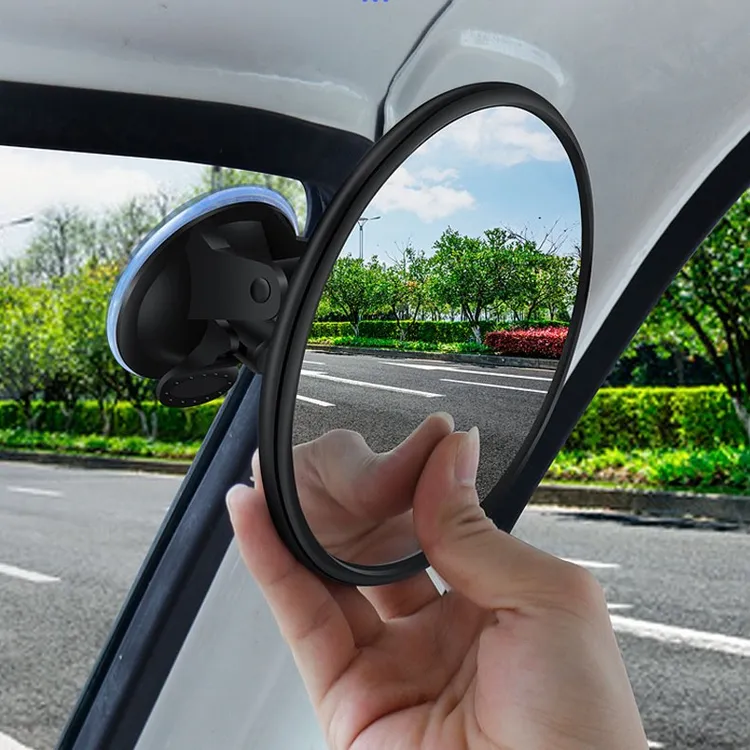 电动三轮车吸盘倒车后视镜农用车广角反光镜大圆镜凸面观察小圆镜