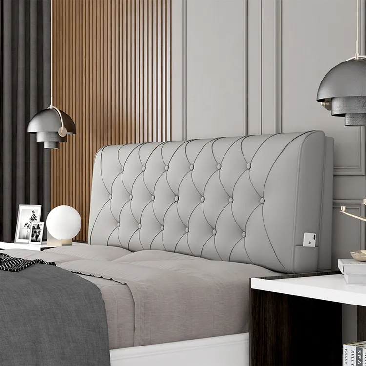 科技布免洗床头菱形靠背简约方形床靠垫套罩卧室榻榻米床头靠背垫