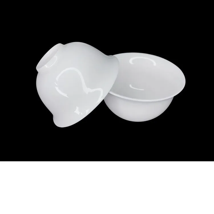 潮汕功夫茶具家用茶杯玉瓷单杯潮州陶瓷纯白主人泡茶杯10只10只装