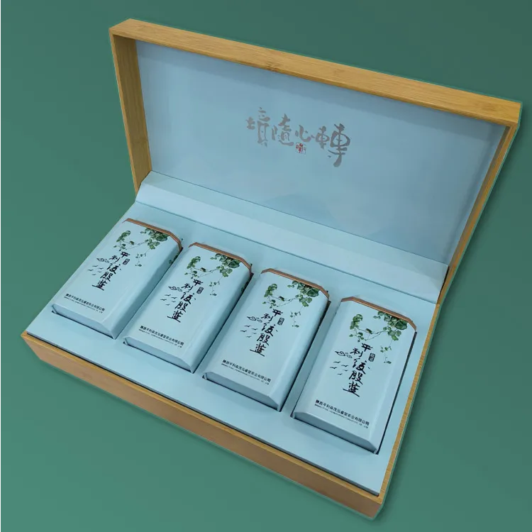 泓睿堂牌陕西平利绞股蓝龙须养生茶礼盒装馈赠好礼五叶甜味铁盒装