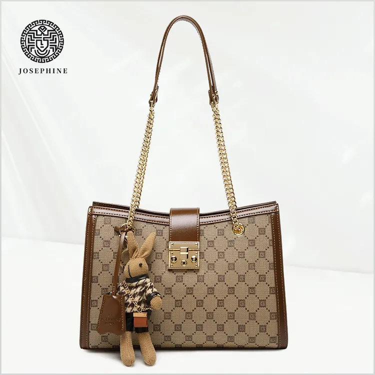 Josephine/约瑟芬轻奢时尚百搭女士单肩气质腋下经典托特包
