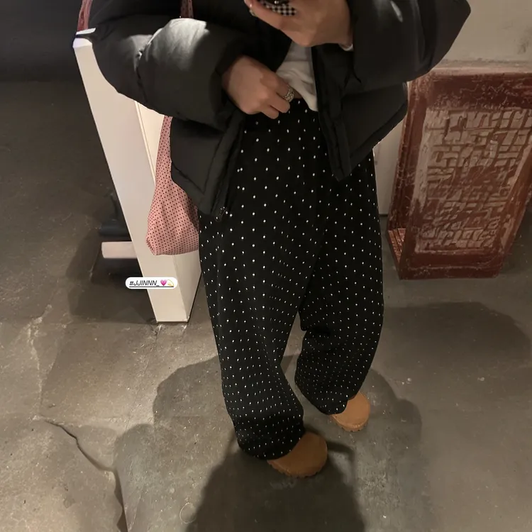 宅女香蕉裤 韩系慵懒休闲阔腿裤女冬季百搭通勤长裤