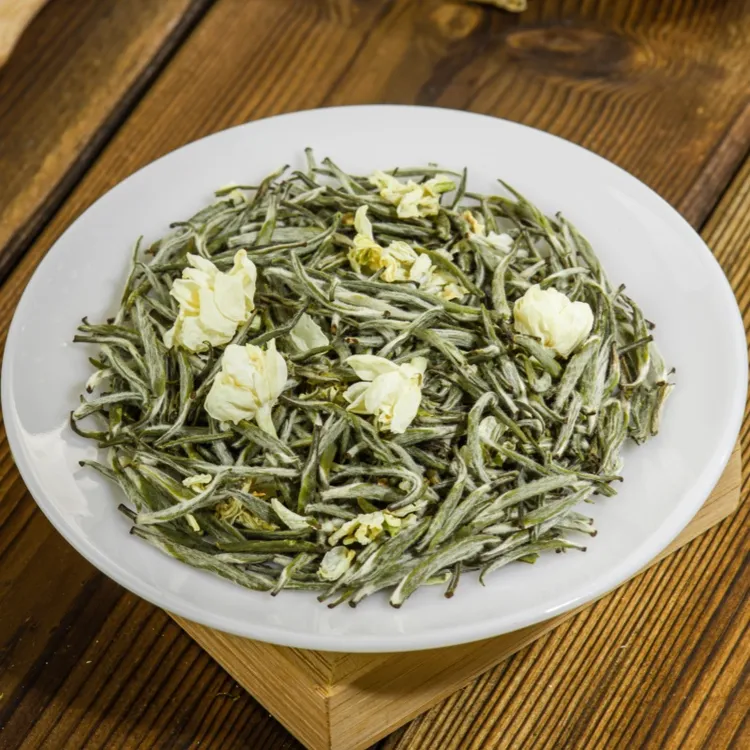 2025新茶兰雪飘雪茉莉花茶明前特级银针嫩芽浓香型四川正宗茶叶