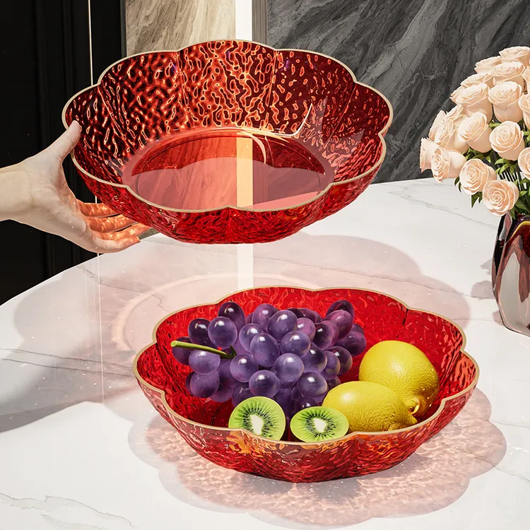 新居搬家入宅仪式喜盘客厅茶几摆放干果零食水果盘子乔迁之喜果盘