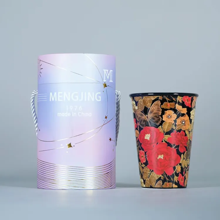 景德镇官方浮雕可乐陶瓷杯（活力杯）