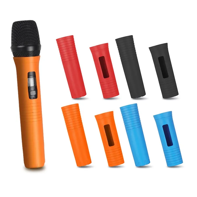 话筒保护套麦克风手柄套专业ktv包厢防摔话筒护套无线话筒保护套