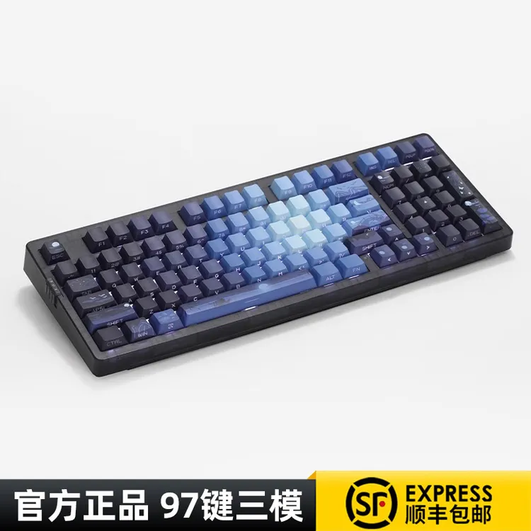 佐赫zh980海月侧刻有线蓝牙无线机械键盘三模电竞游戏办公专用