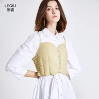 乐裘羽绒服女年新款白鹅绒羽绒吊带小背心内搭短款轻薄马甲M-06