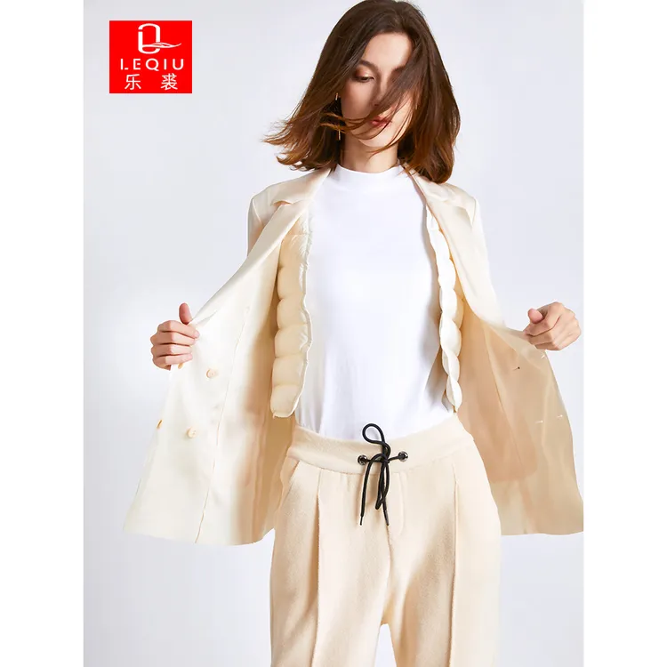 乐裘白鹅绒羽绒服隐形马甲女轻薄内穿短款内搭配大衣马夹背心M05