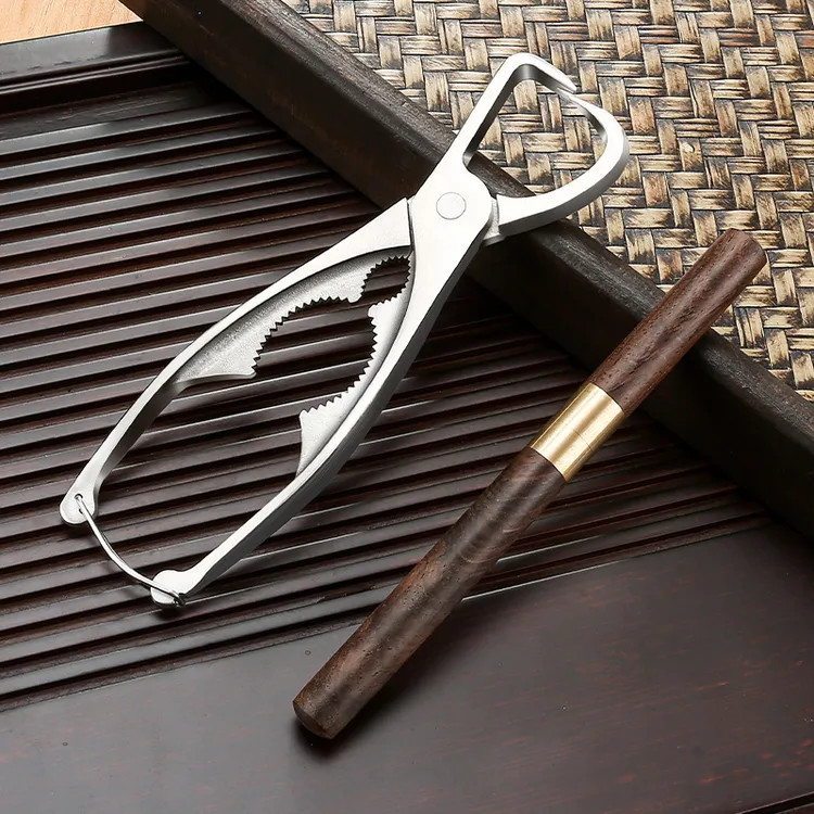 不锈钢茶钳开茶器普洱茶刀手工茶砖茶饼撬刀茶具配件专用撬茶工具