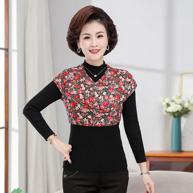 冬季妈妈加厚保暖护肩中老年女防寒保暖颈椎护肩颈肩膀坎肩睡觉