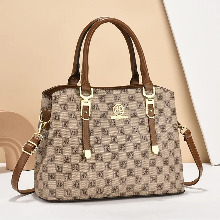 2025新款轻奢女士手提包女包单肩包气质时尚斜挎包百搭妈妈包大包