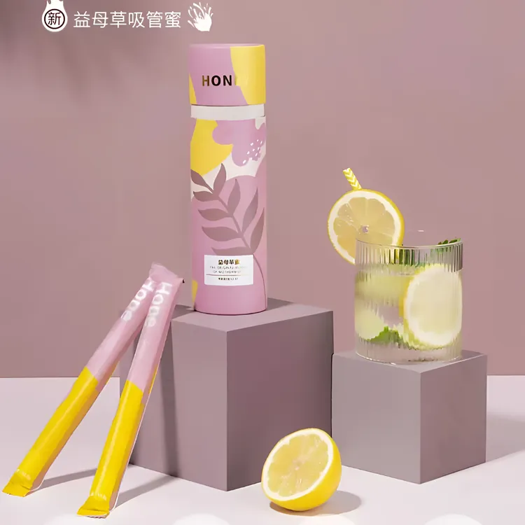 我们和蜜藏红花提取物益母草姜蜜女性便携吸管装