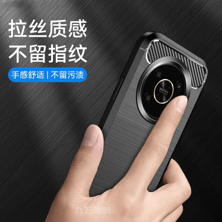 适用于荣耀X30碳纤维手机壳高端全包防摔磨砂超薄散热保护壳