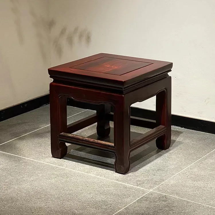 红酸枝（巴里黄檀）四方凳28高