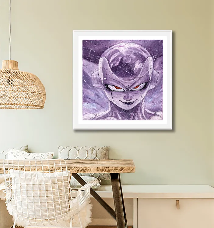 弗利萨《七龙珠》【手绘油画复刻】潮流艺术轻奢挂画 客厅餐厅