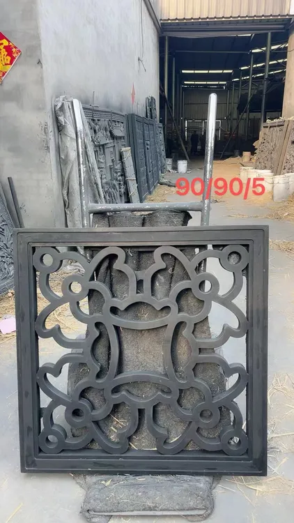 90公分镂空花窗砖雕仿古建材