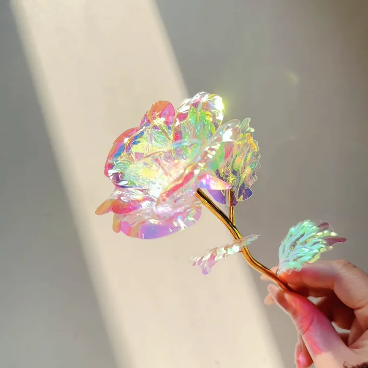 【甜酱】七彩炫光玫瑰花星空玫瑰浪漫520七夕情人节礼物送女朋友