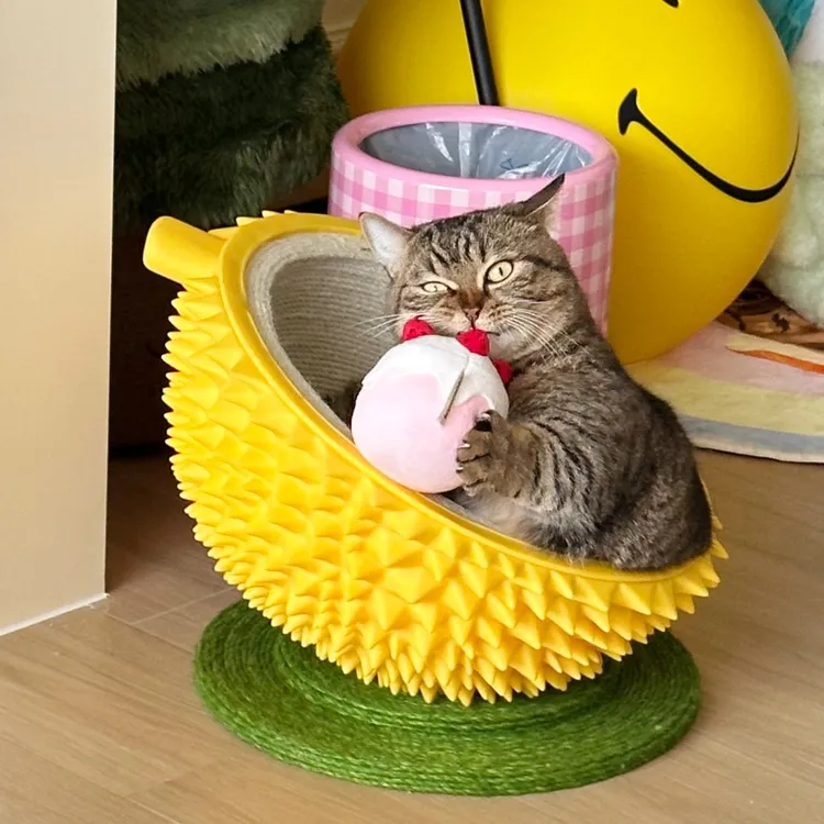 剑麻猫窝猫抓板一体不掉屑耐磨蹭痒猫房子宠物窝四季通用猫咪玩具