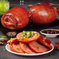 酱香肘肘花火腿猪肉肠卤味熟食真空开袋即食