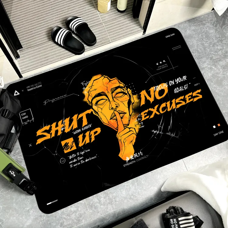 【力量契约】地垫入户门垫速干吸水地垫卫生间浴室吸水地垫健身主题