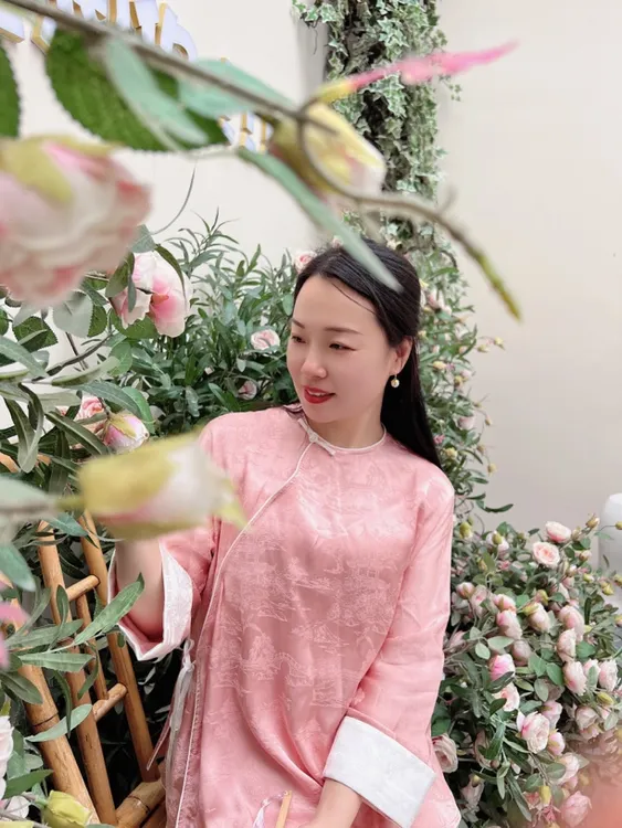 新中式改良短款提花衬衣