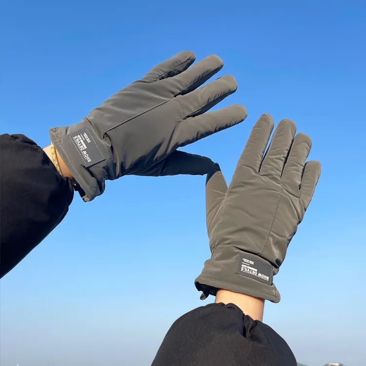 新款秋冬手套男冬季骑行防寒保暖冬天加厚加绒电动车防风户外滑雪